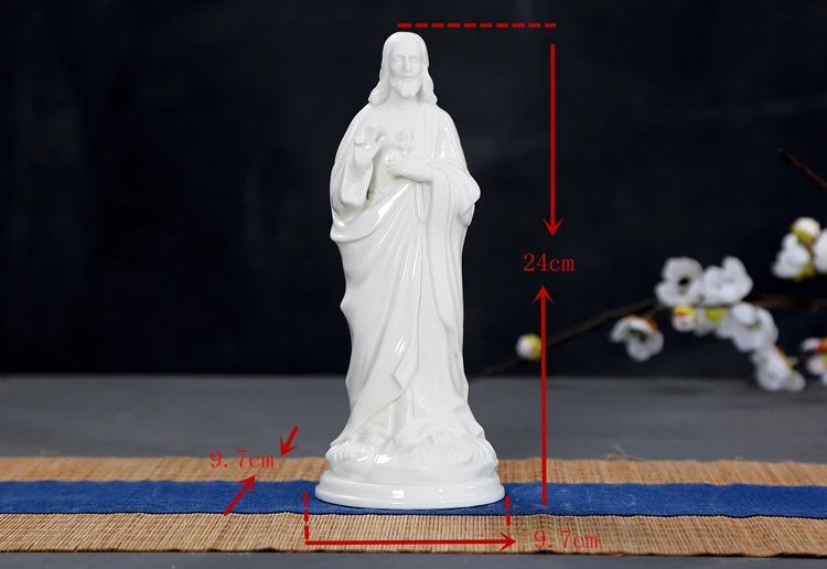 Christian Jesus Sacred Heart Church Small Gift Decoration Home Decoration Main Gift Ceramic Material
Christian Jesus Sacred Heart Church Small Gift Decoration Home Decoration Main Gift Ceramic Material
