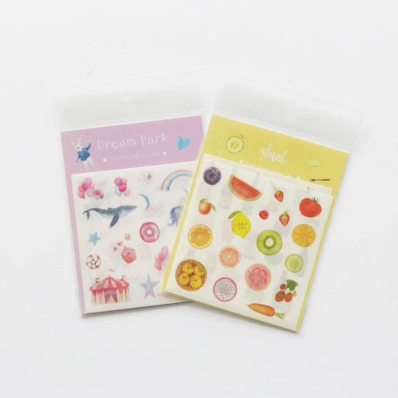 1 pack Dream Park Shine Fruits Decorative Stickers DIY Scrapbooking Diary Album Stick Label Party Decor
1 pack Dream Park Shine Fruits Decorative Stickers DIY Scrapbooking Diary Album Stick Label Party Decor