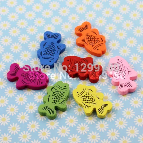 50pcs/lot Random Mixed colors Lead-free Animal Fish Wood Beads for Bracelet/Necklace DIY accessories approx18x30mm (K00328)
50pcs/lot Random Mixed colors Lead-free Animal Fish Wood Beads for Bracelet/Necklace DIY accessories approx18x30mm (K00328)