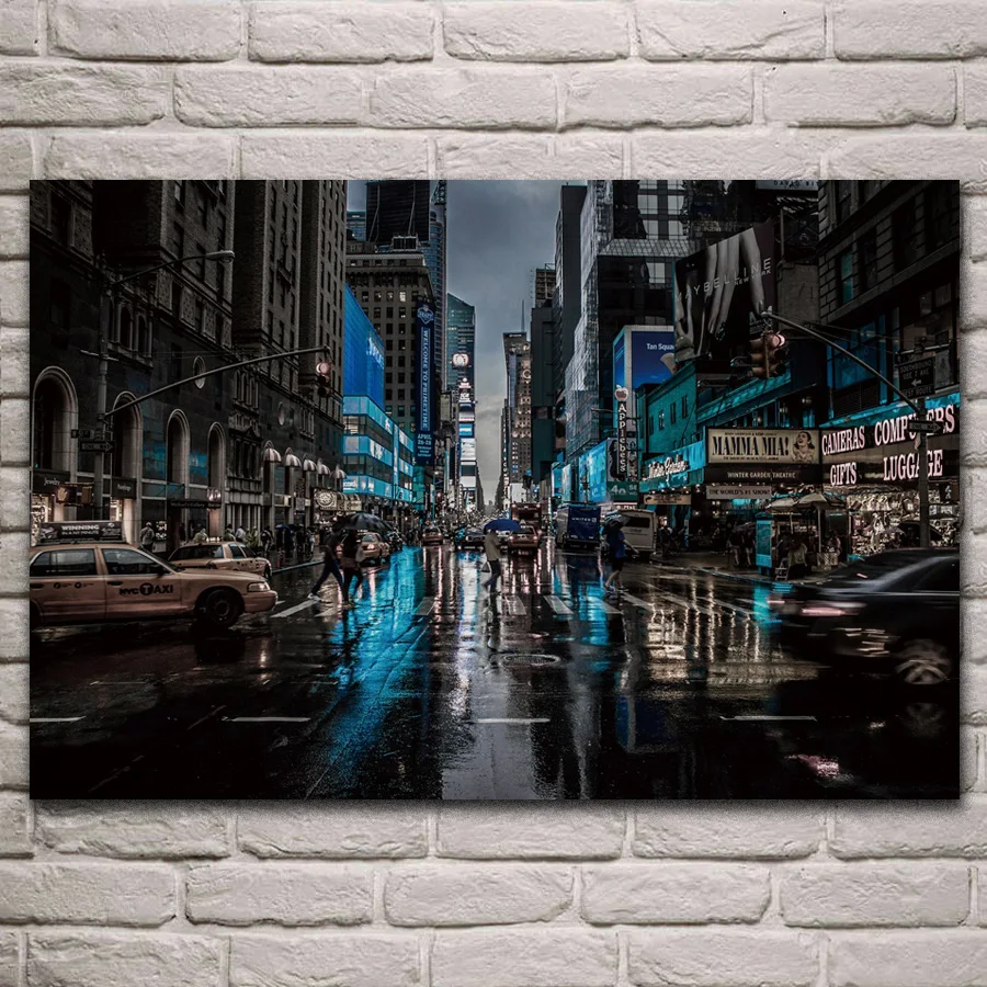 New York city rain street selective coloring landscape posters on the wall picture home living room decoration for bedroom KJ744
New York city rain street selective coloring landscape posters on the wall picture home living room decoration for bedroom KJ744