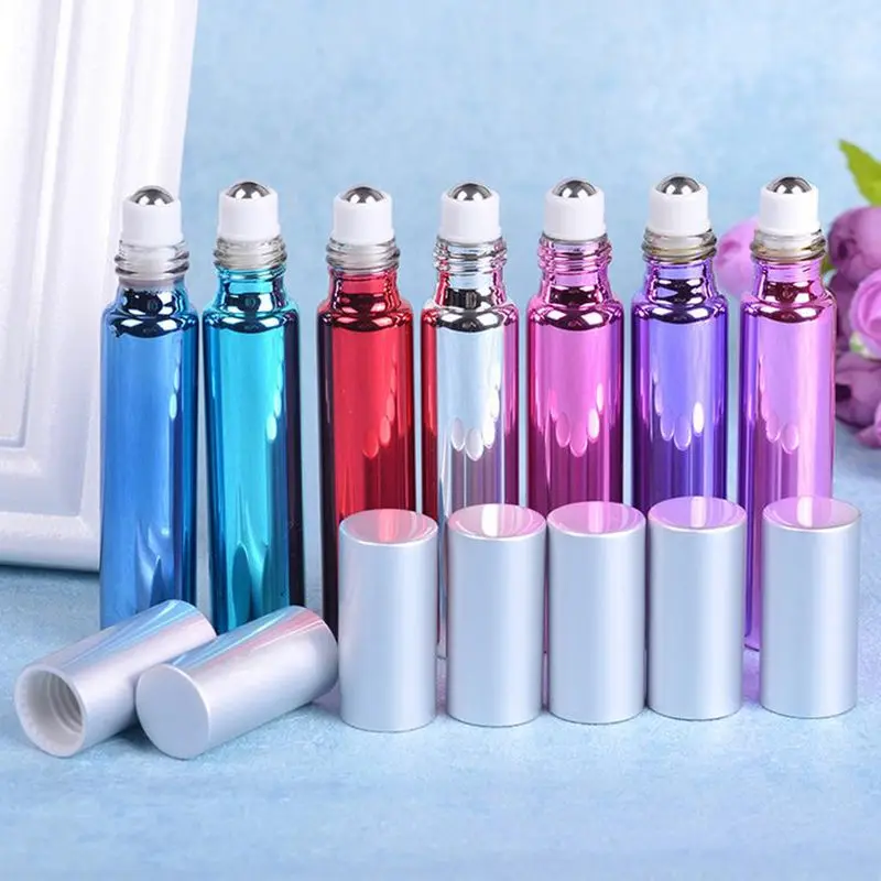 10ml UV Roll On Bottles For Essential Oil In Refillable Bottles, Roller Ball Frangrance Perfume Bottle
10ml UV Roll On Bottles For Essential Oil In Refillable Bottles, Roller Ball Frangrance Perfume Bottle