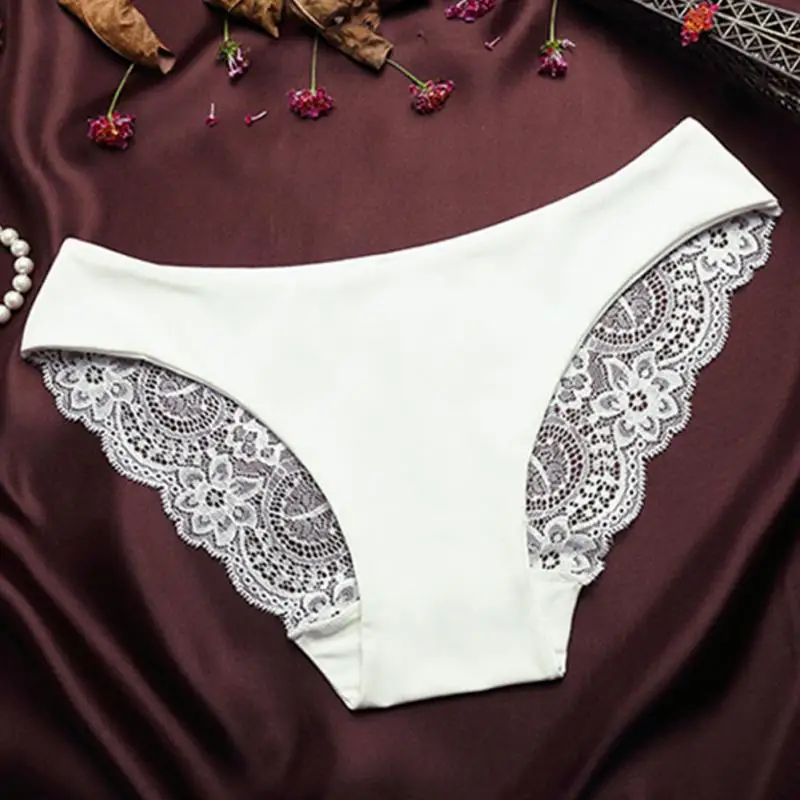 Women Sexy Lace Panties Seamless Cotton Breathable Panty Briefs Plus Size Girl Ladies Brand Underwear Lingerie
Women Sexy Lace Panties Seamless Cotton Breathable Panty Briefs Plus Size Girl Ladies Brand Underwear Lingerie