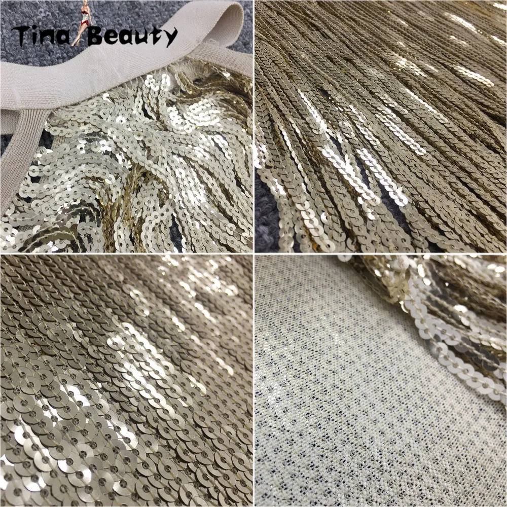 Tina Beauty Golden Sequin Tassel Party Long Sexy Dress Glitter Elegant Halter Women's Vintage Dresses Formal For Prom Nightclub
Tina Beauty Golden Sequin Tassel Party Long Sexy Dress Glitter Elegant Halter Women's Vintage Dresses Formal For Prom Nightclub