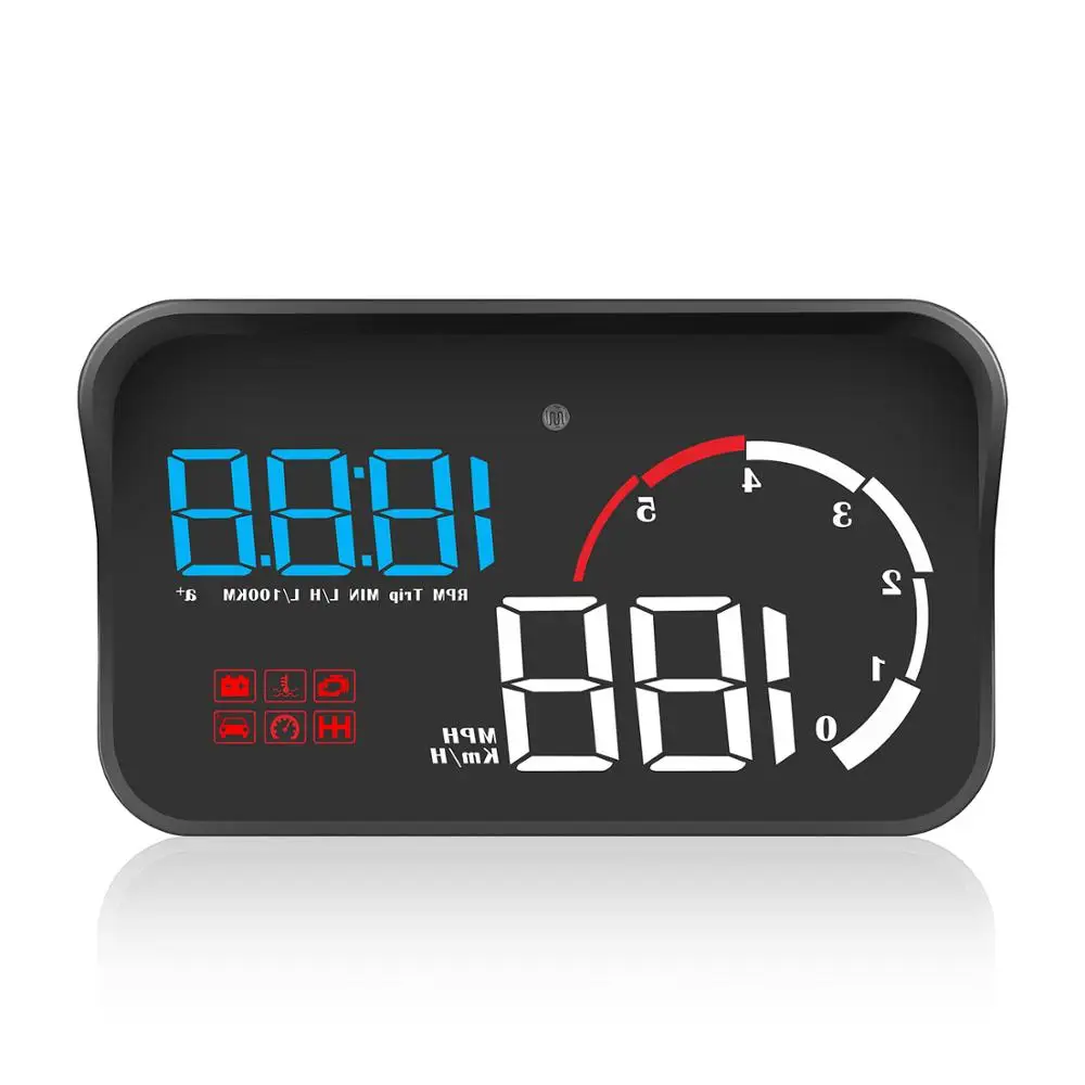 Автомобильный спидометр OBD2 дисплей бортовой компьютер голова вверх дисплей Авто HUD ясный Код неисправности расход топлива превышение скор...
Автомобильный спидометр OBD2 дисплей бортовой компьютер голова вверх дисплей Авто HUD ясный Код неисправности расход топлива превышение скор...