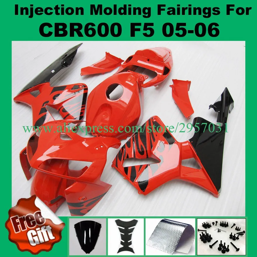 Free screws+gifts Injection mold Fairing kit for HONDA CBR600RR F5 05 06 CBR 600RR 2005 2006 CBR600 Black Red G324 Fairings set
Free screws+gifts Injection mold Fairing kit for HONDA CBR600RR F5 05 06 CBR 600RR 2005 2006 CBR600 Black Red G324 Fairings set
