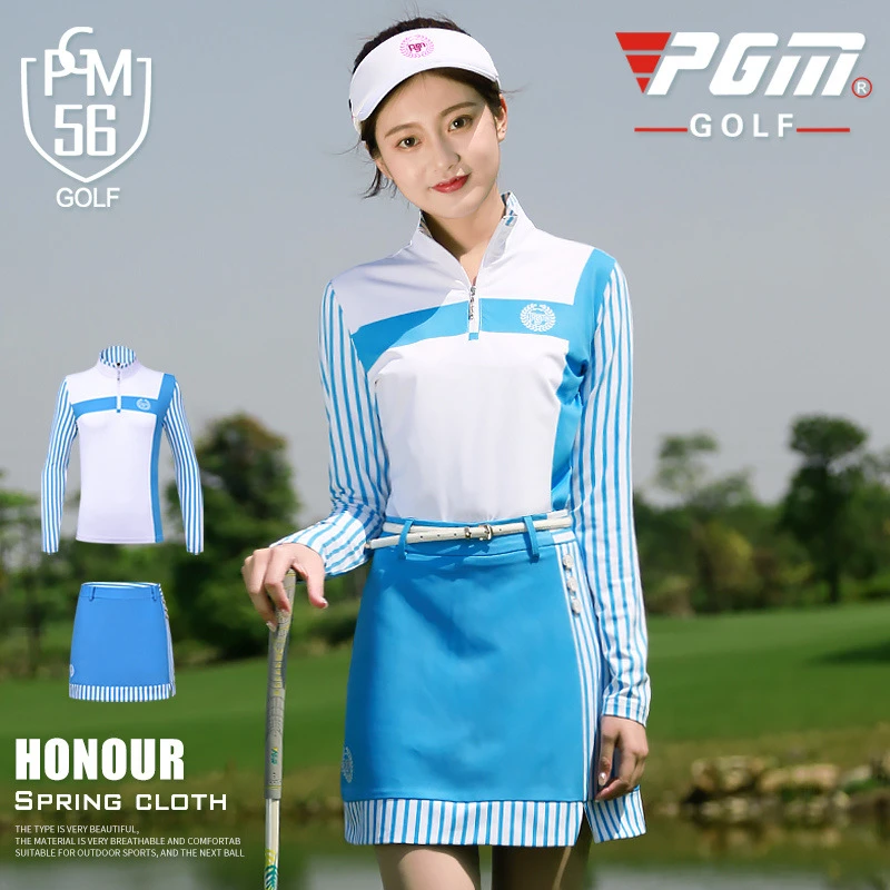 Golf Apparel Women Long Sleeve Striped Suit Spring Summer Tops Golf Trainning T Shirts+Skirt Sport Tennis Clothes Sets AA60492
Golf Apparel Women Long Sleeve Striped Suit Spring Summer Tops Golf Trainning T Shirts+Skirt Sport Tennis Clothes Sets AA60492