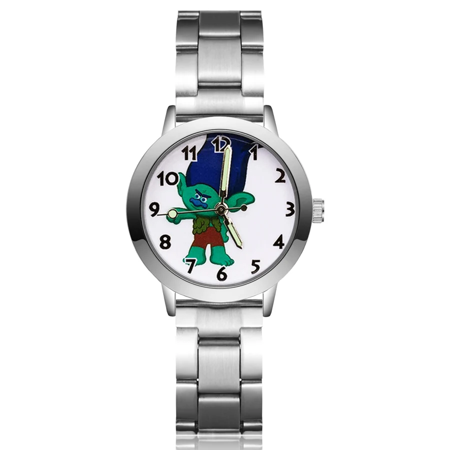 Cute Cartoon Trolls style Children's Watches Kids Student Girls boys Quartz Metal steel Wrist Watch JA42
Cute Cartoon Trolls style Children's Watches Kids Student Girls boys Quartz Metal steel Wrist Watch JA42
