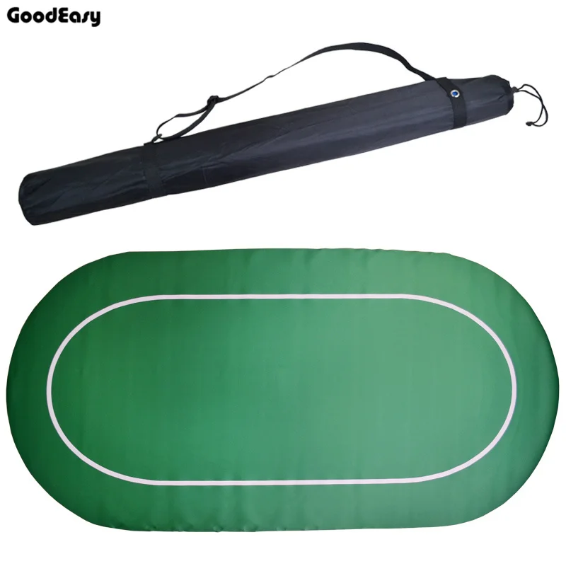 NO LOGO NO Printing 180*90cm Texas Hold'em Baccarat Poker Chip Table Mat Oval Rubber Poker Gambing Mat Green Table Cloth
NO LOGO NO Printing 180*90cm Texas Hold'em Baccarat Poker Chip Table Mat Oval Rubber Poker Gambing Mat Green Table Cloth