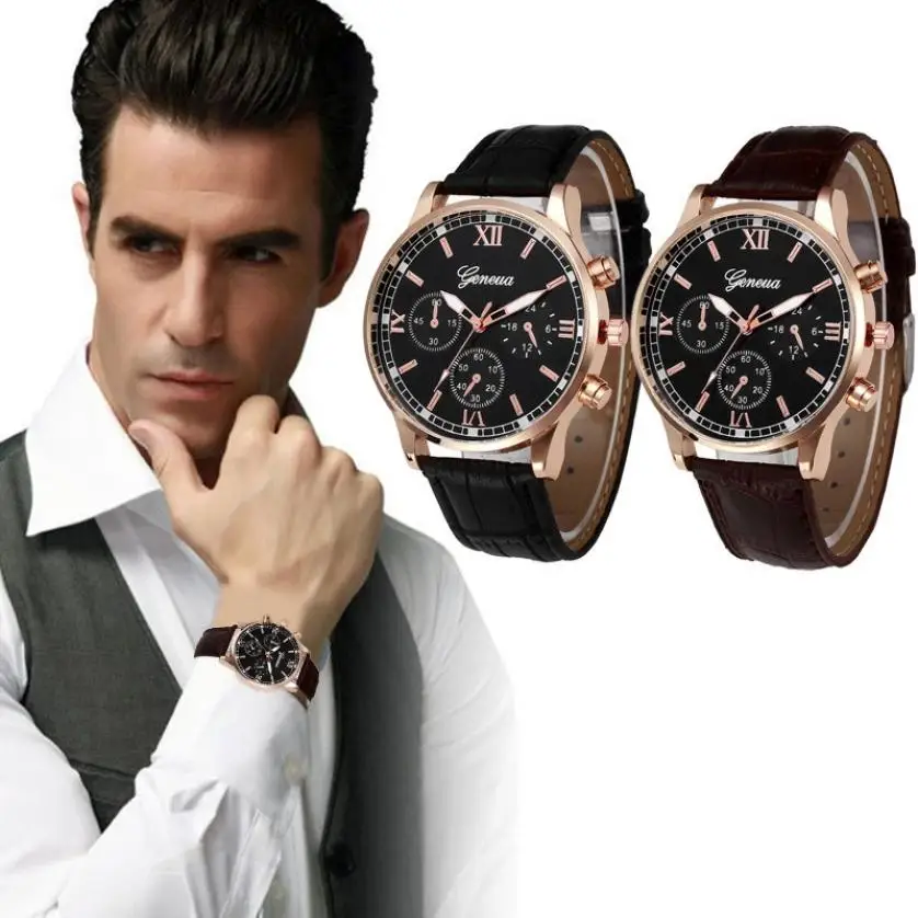 Fashion Yazhuoren Men's Watches High Quality Sports Watches Men's Design Analog Quartz Watchs Leather Glass Business Watch #F
Fashion Yazhuoren Men's Watches High Quality Sports Watches Men's Design Analog Quartz Watchs Leather Glass Business Watch #F