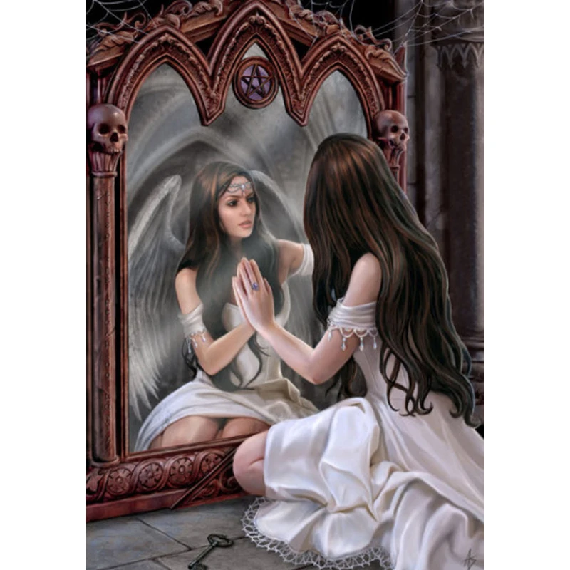 5D DIY Full Drill Round Diamond Painting Beauty in the Mirror Diamond Embroidery Cross Stitch Stickers Needlework
5D DIY Full Drill Round Diamond Painting Beauty in the Mirror Diamond Embroidery Cross Stitch Stickers Needlework