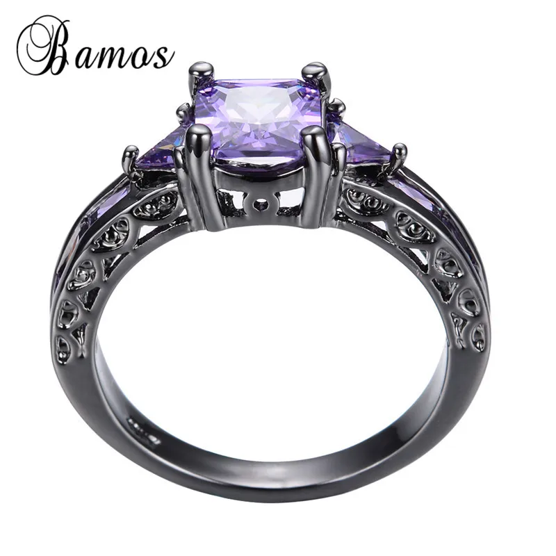 Bamos Fashion Purple Cubic Zirconia Rings for Women Men Vintage Black Gold Filled Birthstone Ring Engagement Band Jewelry RB0049
Bamos Fashion Purple Cubic Zirconia Rings for Women Men Vintage Black Gold Filled Birthstone Ring Engagement Band Jewelry RB0049
