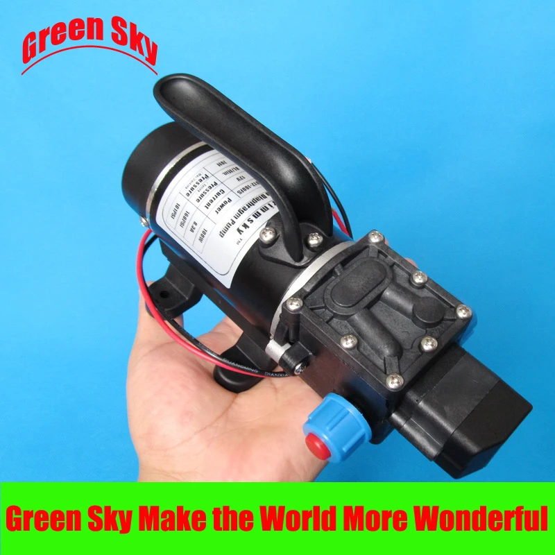 New Arrival automatic pressure switch type with handle and cooling fan 8L/Min DC 100W diaphragm pump 24v
New Arrival automatic pressure switch type with handle and cooling fan 8L/Min DC 100W diaphragm pump 24v