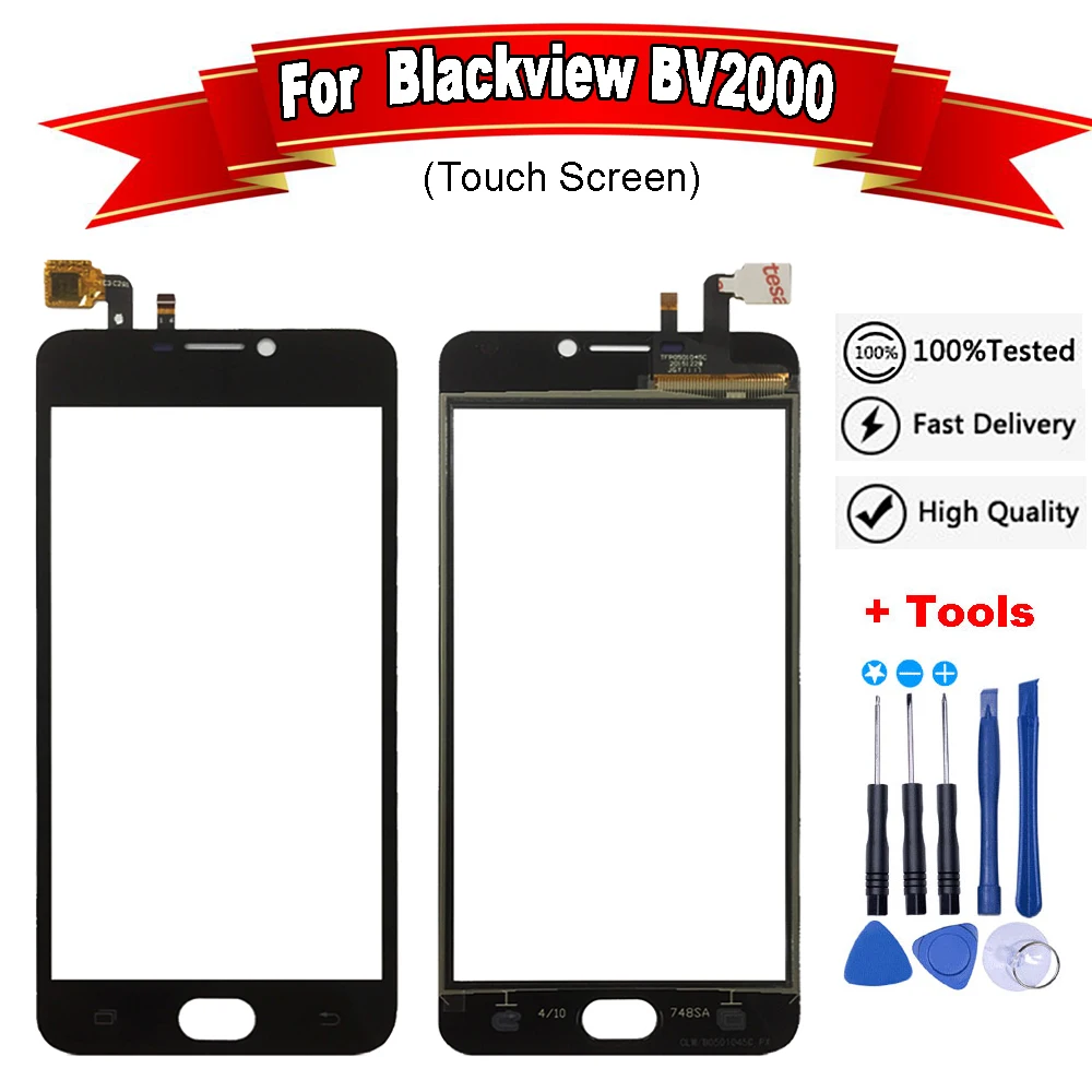 Для Blackview BV2000 сенсорный экран дигитайзер переднее стекло объектив для bv2000 Touch +
