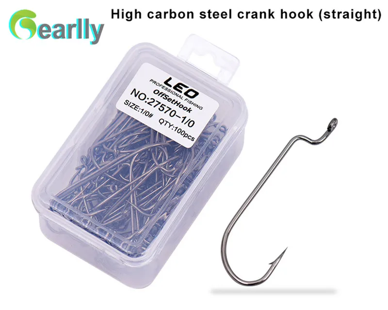 100pcs/Lot 1/0# 2/0# 30/# 4/0# High carbon steel crank hook boxed soft bait hooks lure hooks
100pcs/Lot 1/0# 2/0# 30/# 4/0# High carbon steel crank hook boxed soft bait hooks lure hooks