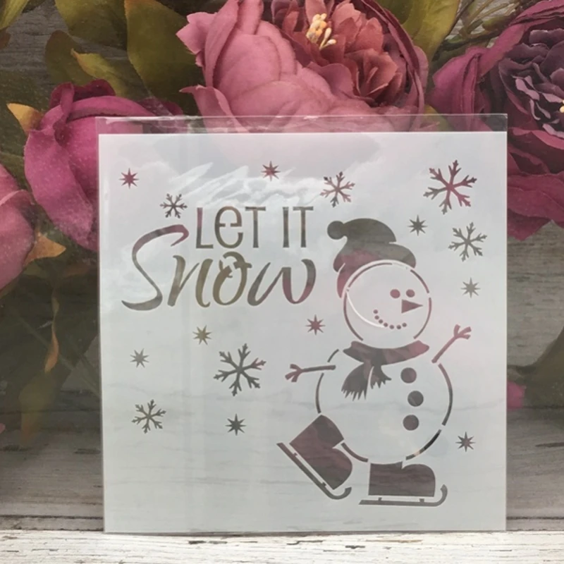 1Pcs 5*5" Snowman Christmas DIY Layering Stencils Painting Scrapbook Coloring Embossing Album Decorative Paper Card Template
1Pcs 5*5" Snowman Christmas DIY Layering Stencils Painting Scrapbook Coloring Embossing Album Decorative Paper Card Template