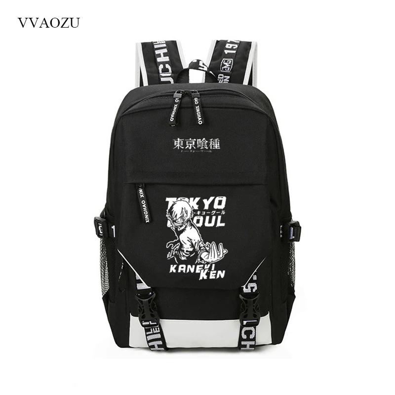 Tokyo Ghoul школьный рюкзак с рисунком Kaneki Ken, повседневный рюкзак с usb-зарядкой, Большой Вместительный рюкзак для подростков, мужской рюкзак Mochila
Tokyo Ghoul школьный рюкзак с рисунком Kaneki Ken, повседневный рюкзак с usb-зарядкой, Большой Вместительный рюкзак для подростков, мужской рюкзак Mochila