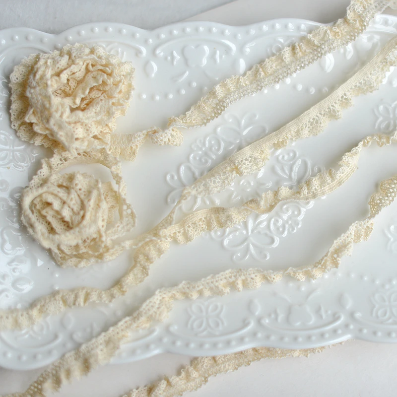 2019 hot sale Beige stretch cotton Lace accessories 5 cm hand-made clothing materials H044
2019 hot sale Beige stretch cotton Lace accessories 5 cm hand-made clothing materials H044