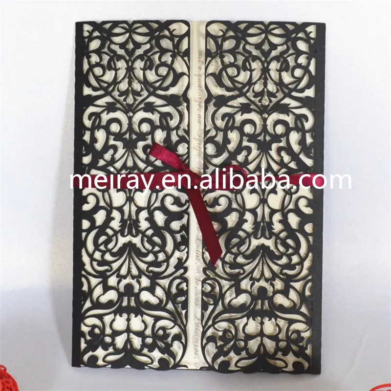 Card Product Type and Invitation Use Luxury Wedding Invitation Cards With Ribbon
Card Product Type and Invitation Use Luxury Wedding Invitation Cards With Ribbon