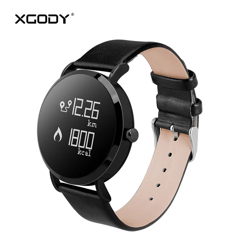 XGODY CV08 Bluetooth Смарт часы фитнес браслет iOS Android подключение Шагомер монитор