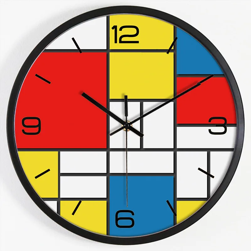 Unique abstract splice square living room decorative clock Creative geometric color art wall clock
Unique abstract splice square living room decorative clock Creative geometric color art wall clock