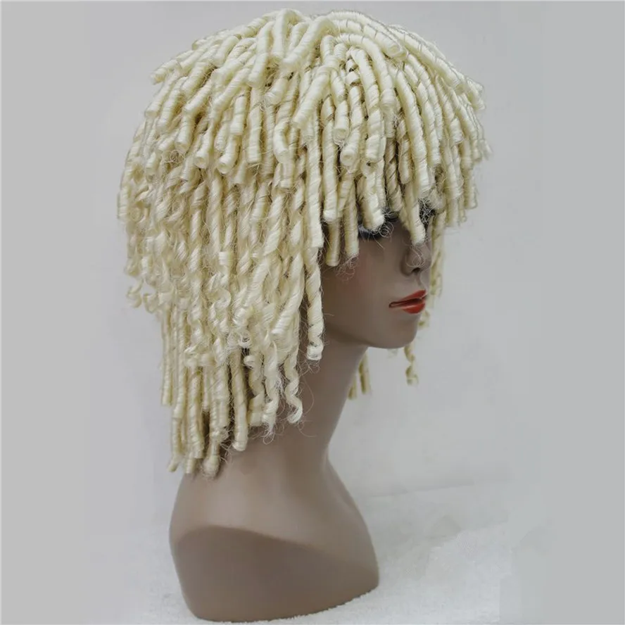 StrongBeauty африканские косички для волос Dreadlock парик блонд/коричневый штопор