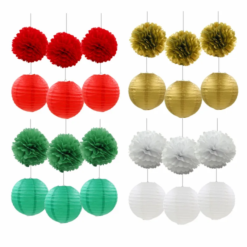 6pcs /set paper lantern ball tissue paper pom poms birthday party backdrop paper flower wall wedding baby shower decoration
6pcs /set paper lantern ball tissue paper pom poms birthday party backdrop paper flower wall wedding baby shower decoration
