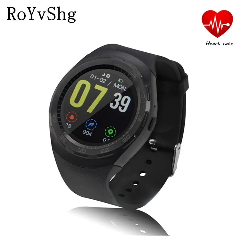 Bluethooth SmartWatch Y2 reloj inteligente женские и мужские часы с функцией измерения пульса Фитнес