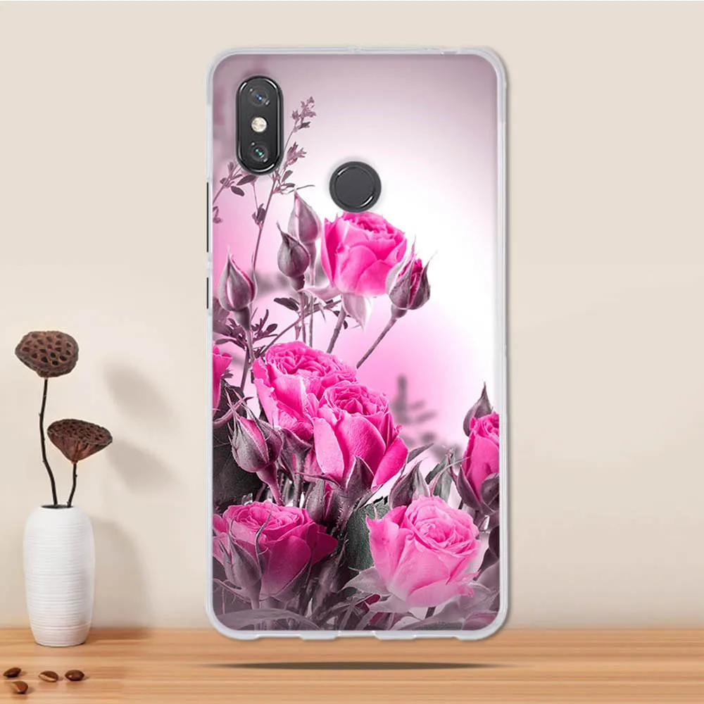 Для Xiaomi Mi Max 3 силиконовый чехол ТПУ для Max3 мягкий с рисунком Fundas | Мобильные