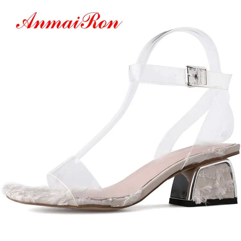 ANMAIRON New Fashion Basic Party Buckle Strap Women Sandals Summer 2019 Fashion Solid Sandals Size 34-39 LY1362
ANMAIRON New Fashion Basic Party Buckle Strap Women Sandals Summer 2019 Fashion Solid Sandals Size 34-39 LY1362