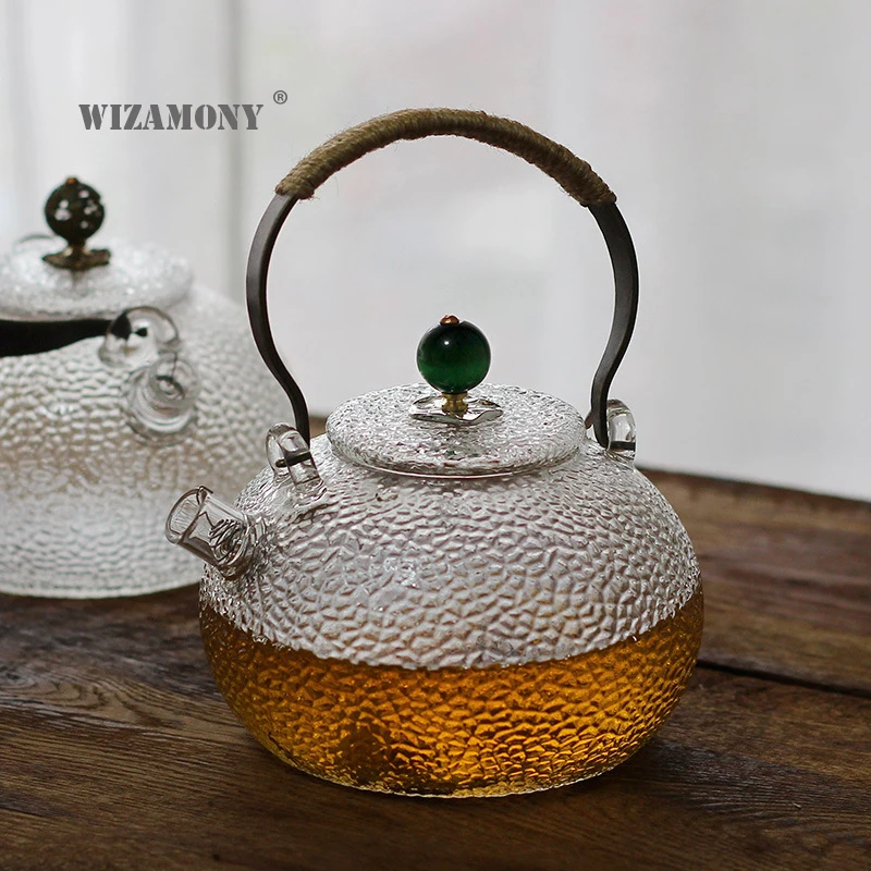 WIZAMONY High Borosilicate Glass Metal Handle Tea Pot Teapot Capacity 700ml Teacup High Temperature Resistance
WIZAMONY High Borosilicate Glass Metal Handle Tea Pot Teapot Capacity 700ml Teacup High Temperature Resistance