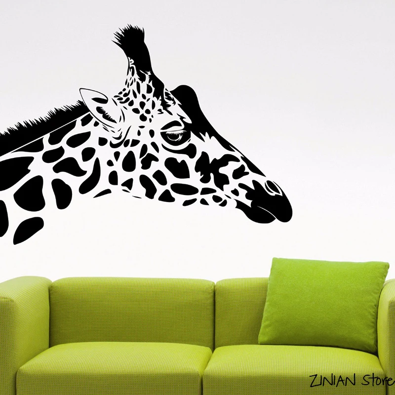 Giraffe Head Wall Sticker Animal Vinyl Decal Living Room Decor Wall Decoration Waterproof Wall Tattoo Mural Home Decor H313
Giraffe Head Wall Sticker Animal Vinyl Decal Living Room Decor Wall Decoration Waterproof Wall Tattoo Mural Home Decor H313