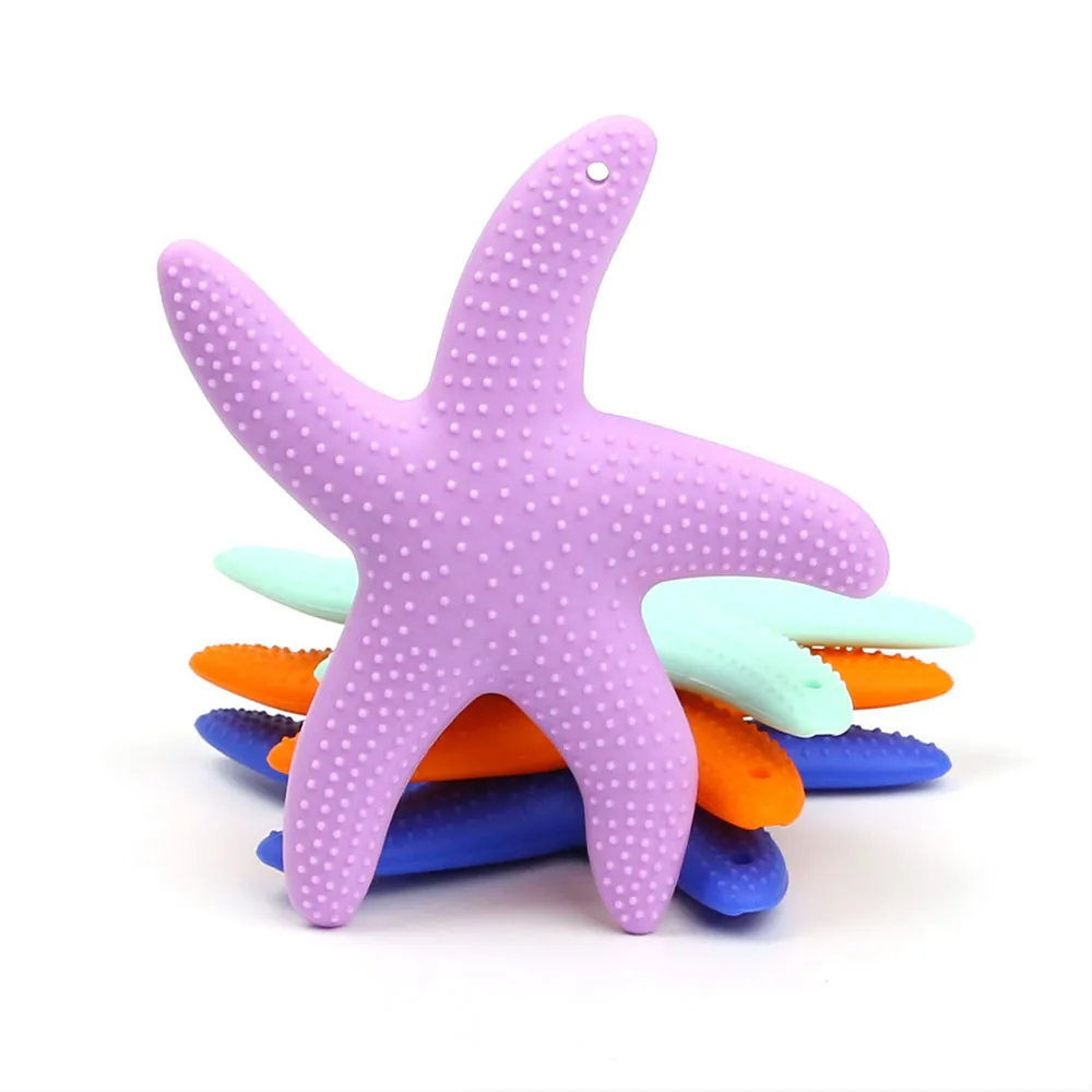 Food Grade Top Silicone Teether Starfish Shape Baby Teethers Baby Dental Care Toothbrush Training For Baby Care Supplies
Food Grade Top Silicone Teether Starfish Shape Baby Teethers Baby Dental Care Toothbrush Training For Baby Care Supplies
