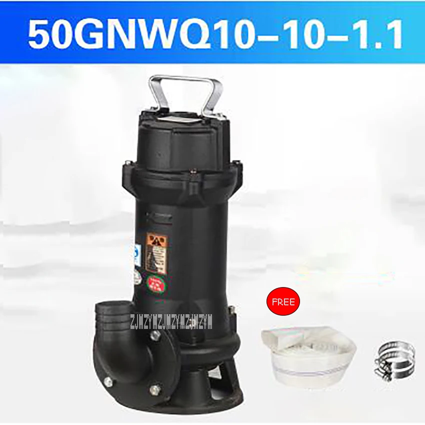 50GNWQ10-10-1.1 Cutting Sewage Pump Automatic Waste Water Pump Small Household Septic Tank Sewage Pump Sewage Pump 220V 1100W
50GNWQ10-10-1.1 Cutting Sewage Pump Automatic Waste Water Pump Small Household Septic Tank Sewage Pump Sewage Pump 220V 1100W