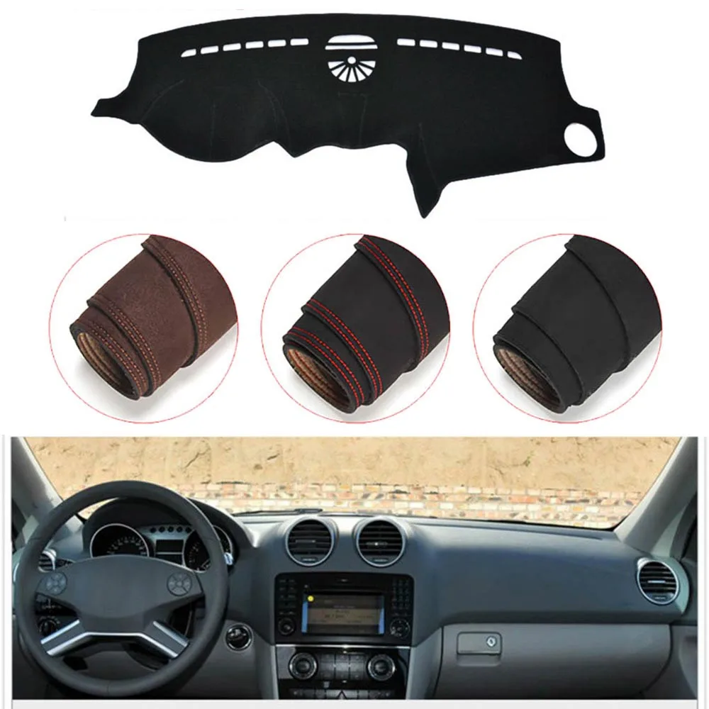 Console Dashboard Suede Mat Protector Sunshield Cover Fit For Mercedes Benz ML 2005-2010
Console Dashboard Suede Mat Protector Sunshield Cover Fit For Mercedes Benz ML 2005-2010