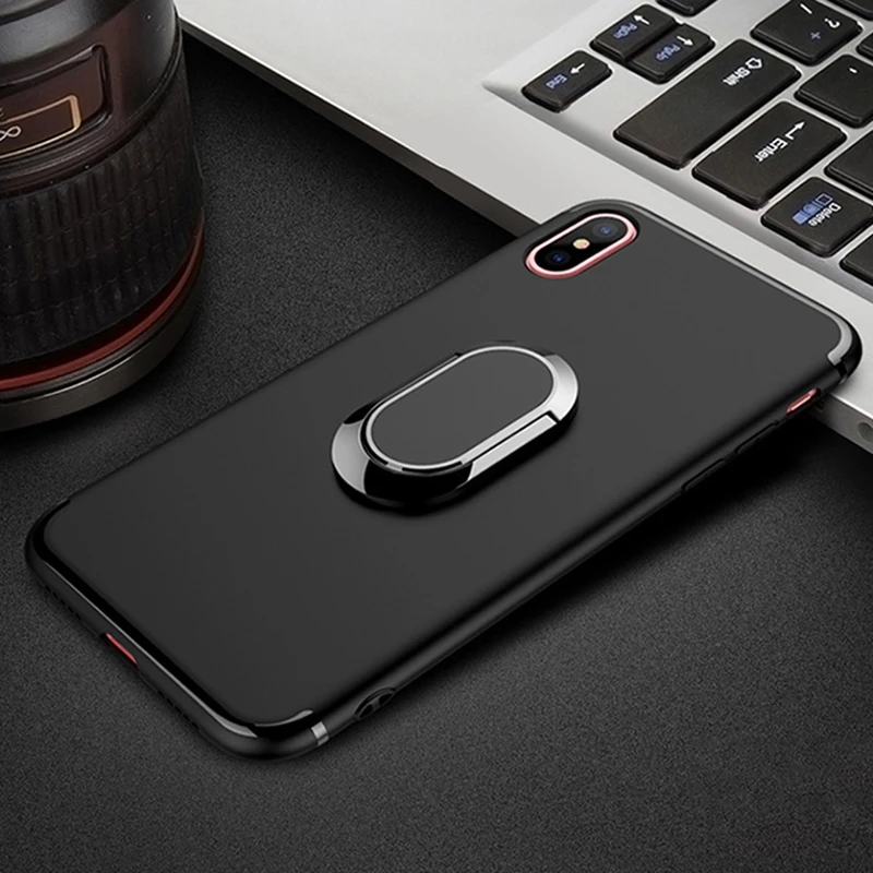 Metal Ring Stand Phone Case Cover With Magnetic Adsorption 360 Rotation Ring Holder Phone Cover for iPhone
Metal Ring Stand Phone Case Cover With Magnetic Adsorption 360 Rotation Ring Holder Phone Cover for iPhone