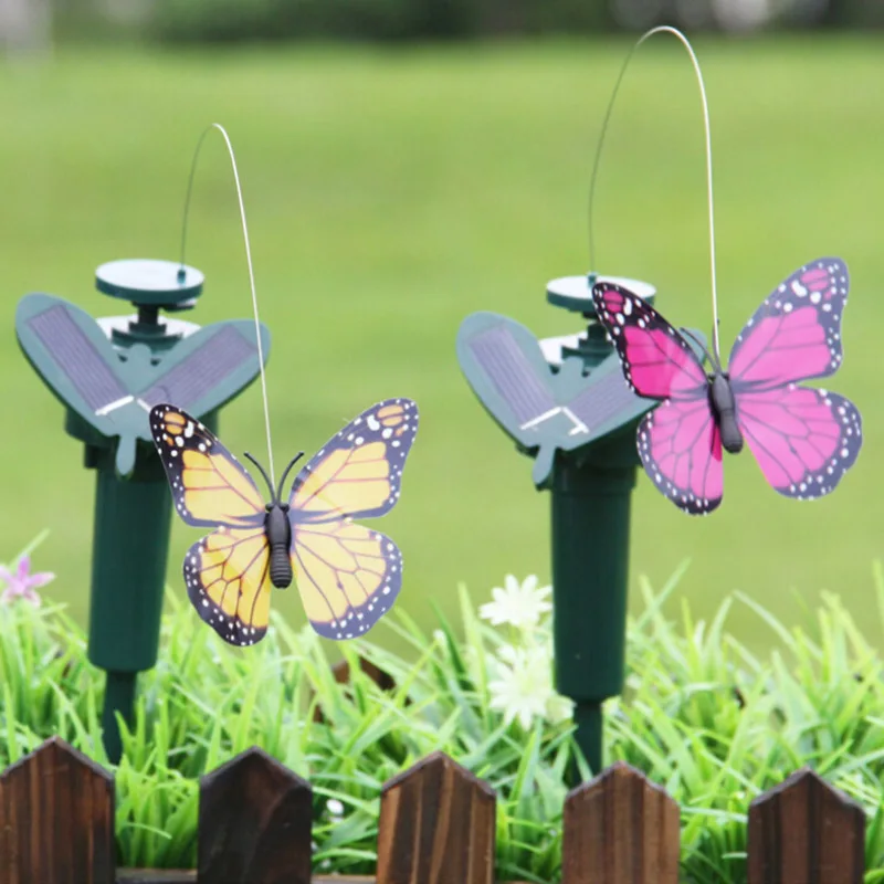 Colorful Simulation Solar Butterfly Powered Solar Power Dancing Flying Butterflies Hummingbird Home Garden Easter Decoration New
Colorful Simulation Solar Butterfly Powered Solar Power Dancing Flying Butterflies Hummingbird Home Garden Easter Decoration New