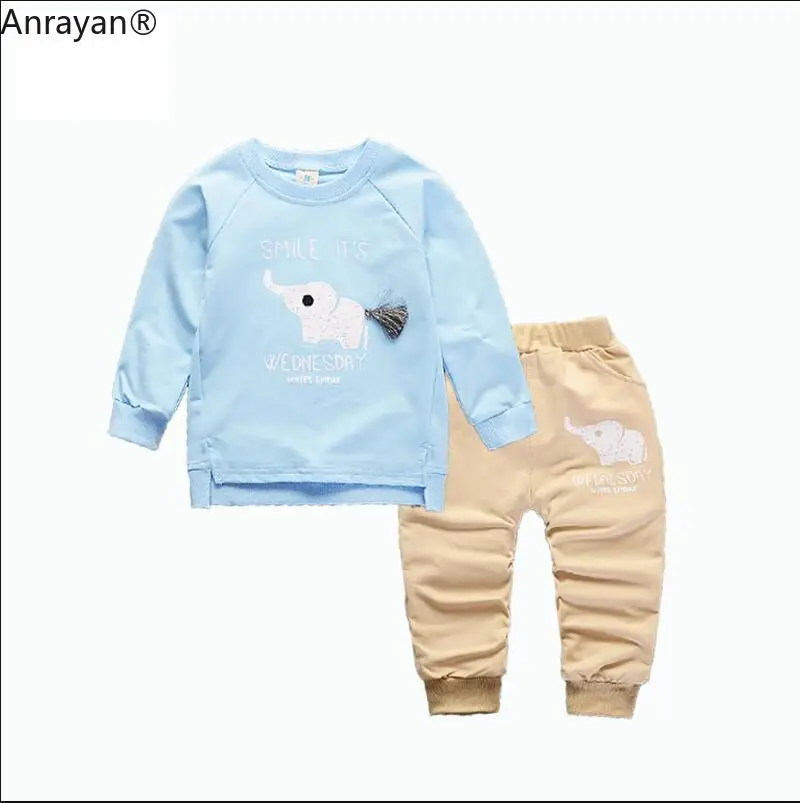 New Spring Baby Children Boys Girls Cartoon Sweater Clothing Kids Long Elephant Pants 2Pcs/Sets Sports Clothes Infant Tracksuits
New Spring Baby Children Boys Girls Cartoon Sweater Clothing Kids Long Elephant Pants 2Pcs/Sets Sports Clothes Infant Tracksuits