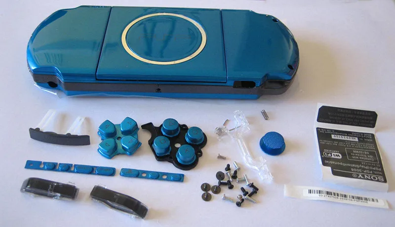 11 Доступные цвета Новый Полный комплект корпус чехол для PSP 3000 игровая консоль