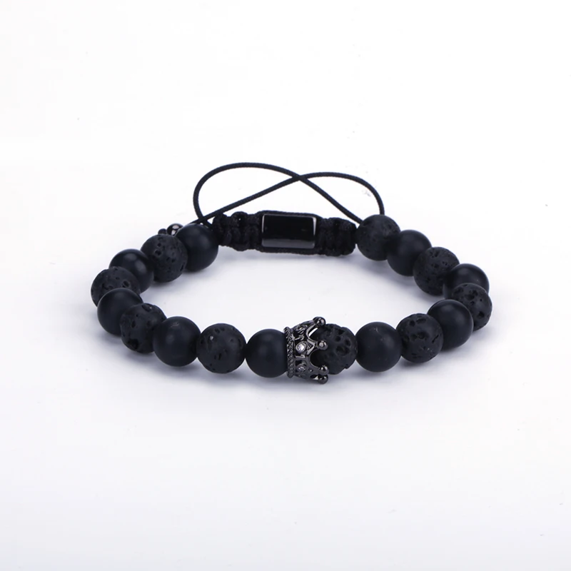 10PCS New Fashion White Pine Stones Beads Macrame Bracelet Handmade Braiding Adjustable Bracelet Men's Bracelet Bangle Crown
10PCS New Fashion White Pine Stones Beads Macrame Bracelet Handmade Braiding Adjustable Bracelet Men's Bracelet Bangle Crown