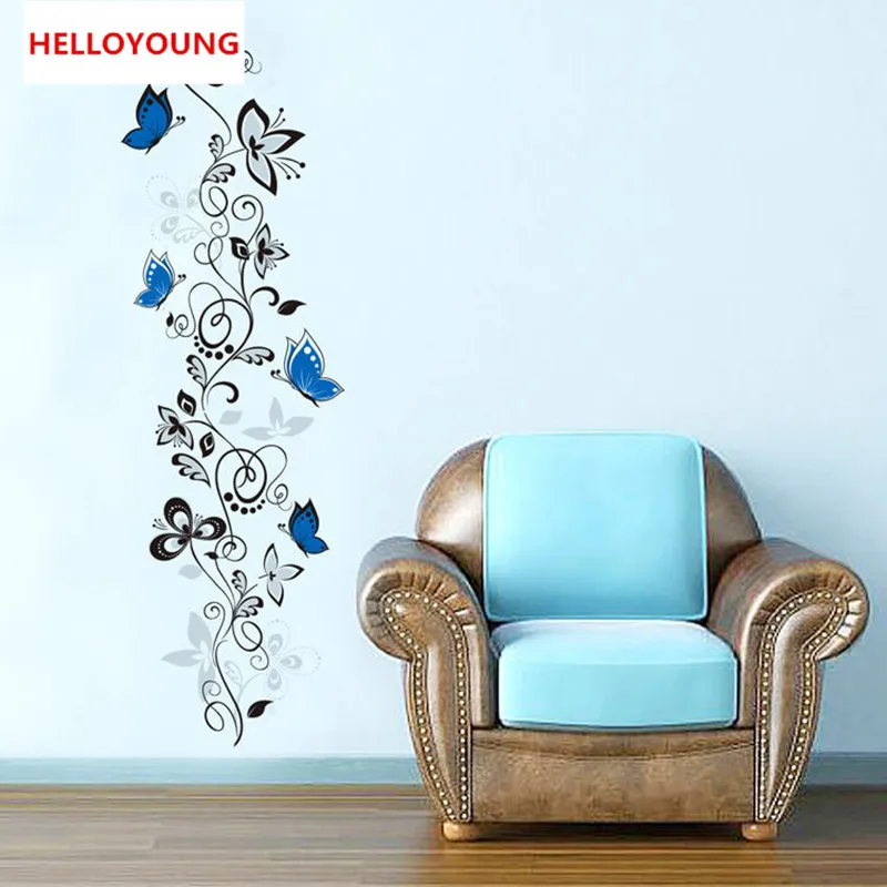 QT-0070 DIY Wall Sticker Black Flower Vine Wallpapers Art Mural Waterproof Bedroom Removable Wall Stickers Home Decor Backdrop
QT-0070 DIY Wall Sticker Black Flower Vine Wallpapers Art Mural Waterproof Bedroom Removable Wall Stickers Home Decor Backdrop