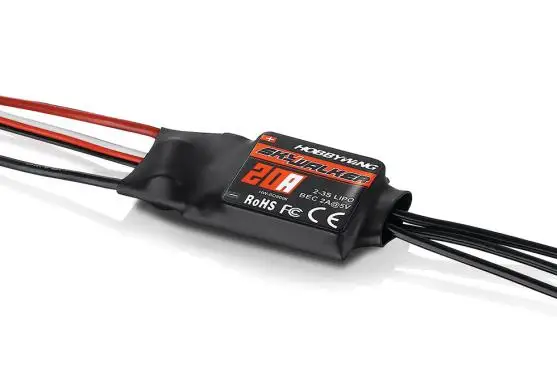 Контроллер скорости Hobbywing Skywalker 12A 15A 20A 40A 50A 60A 80A ESC с UBEC для радиоуправляемых