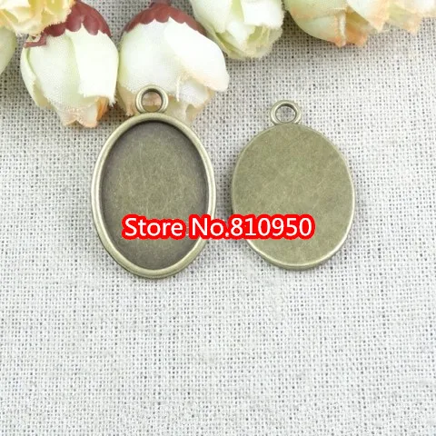 60PCS/lot Alloy cameo base settings Inner size:18x25mm Antique bronze Oval Blank Tray pendant
60PCS/lot Alloy cameo base settings Inner size:18x25mm Antique bronze Oval Blank Tray pendant