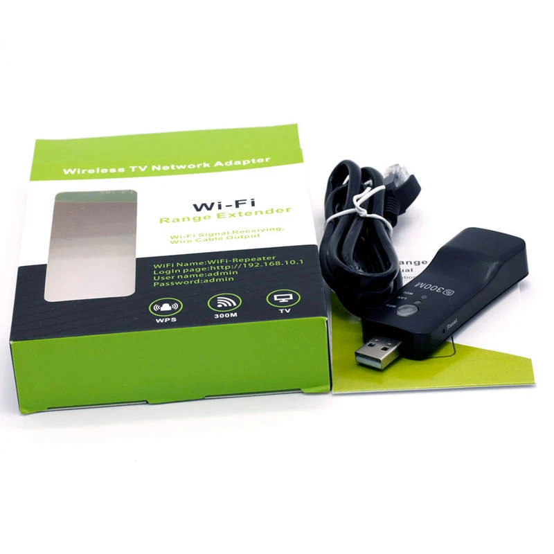 300 Mbps Wireless TV Adapter WiFi Range Extender Bridge Signal Amplifier Wi-Fi Repeaters QJY99
300 Mbps Wireless TV Adapter WiFi Range Extender Bridge Signal Amplifier Wi-Fi Repeaters QJY99