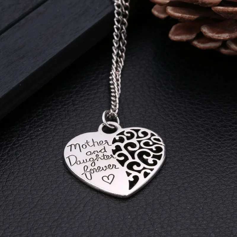 Ожерелье с кулоном в виде сердца для матери и дочери | Украшения аксессуары