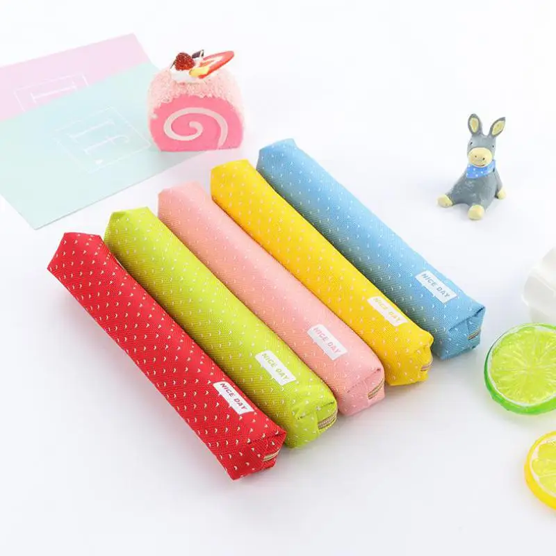 Jonvon Satone 12PCS Pencil Bag Cute Creative Wave Point Pencil Canvas Pen Stationery Bag School Cases for Girls School Supplie
Jonvon Satone 12PCS Pencil Bag Cute Creative Wave Point Pencil Canvas Pen Stationery Bag School Cases for Girls School Supplie