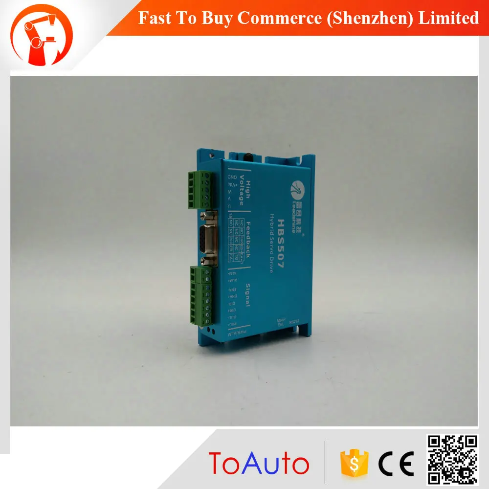 HBS507 Leadshine Easy Servo Drive NEMA23 57mm 50VDC Input 0.5-8.0A Load Based Output Current ES-D508 Closed Loop Stepper Drive
HBS507 Leadshine Easy Servo Drive NEMA23 57mm 50VDC Input 0.5-8.0A Load Based Output Current ES-D508 Closed Loop Stepper Drive