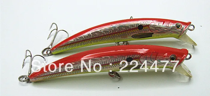 13cm /26g Floating Type Minnow Fishing Lure Hard Plastic Bait Fishing Tackle Cast Lure Mustad Hook
13cm /26g Floating Type Minnow Fishing Lure Hard Plastic Bait Fishing Tackle Cast Lure Mustad Hook