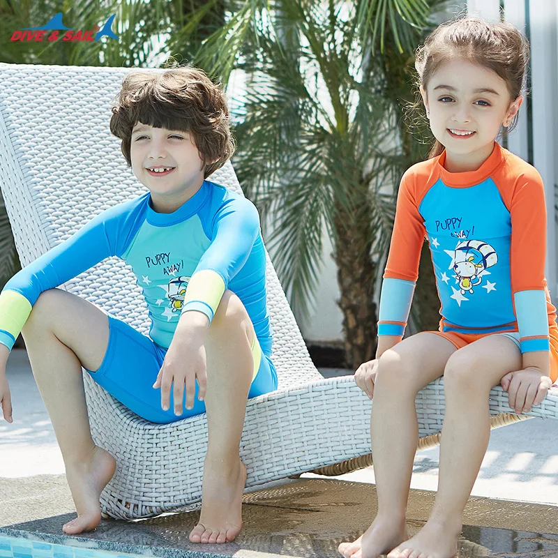 Two-pieces Kids Swimsuit Set Lycra Long Sleeve UV Protection Rashguard Beachwear for Boys Girls Surfing Bathing Swimming
Two-pieces Kids Swimsuit Set Lycra Long Sleeve UV Protection Rashguard Beachwear for Boys Girls Surfing Bathing Swimming