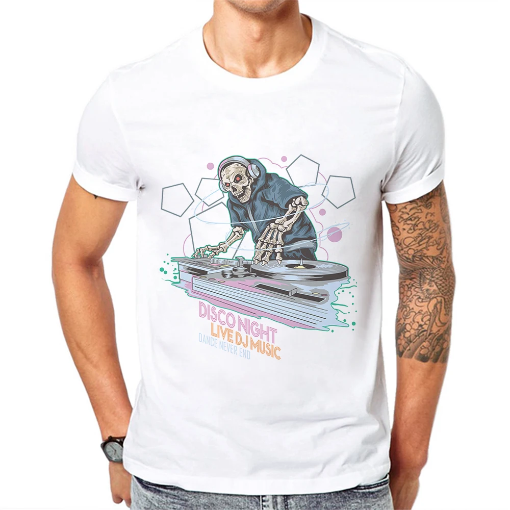New Arrival Mens Fashion Brand T Shirt Cool Tops Half Sleeve Cotton Hipster Tees DJ Skull Cartoon Printed Male Tshirts Clothing
New Arrival Mens Fashion Brand T Shirt Cool Tops Half Sleeve Cotton Hipster Tees DJ Skull Cartoon Printed Male Tshirts Clothing