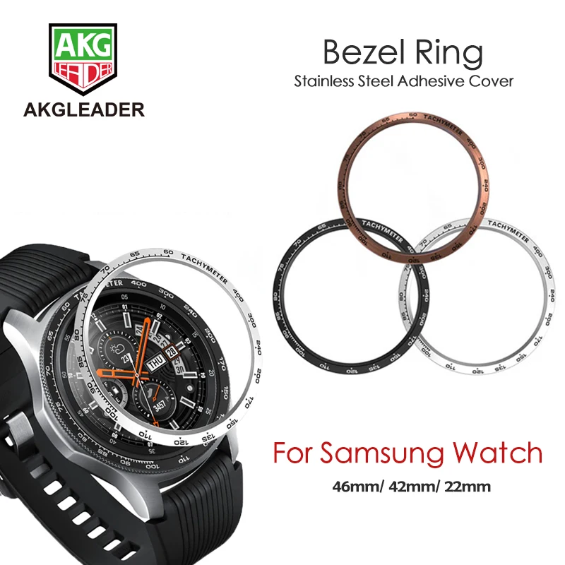 Умный чехол для часов кольцо samsung Galaxy Watch 46/42 мм драгоценный камень клеющаяся